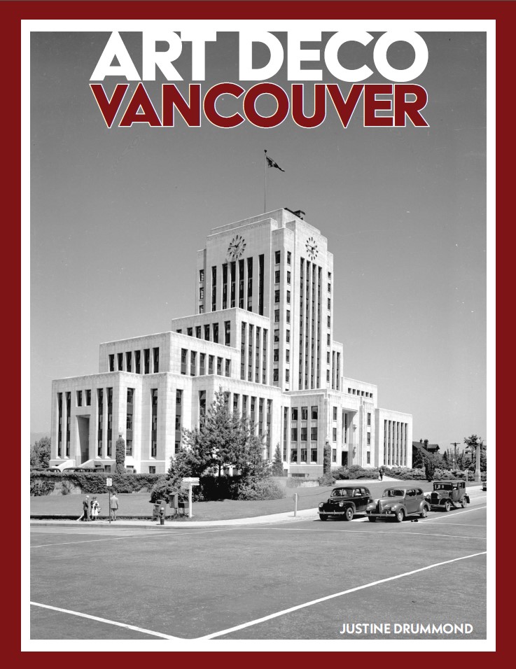 "Art Deco Vancouver" over image of Vancouver City Hall.