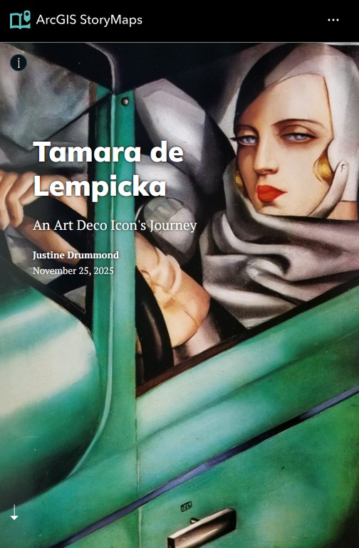 Story Map of Tamara de Lempicka